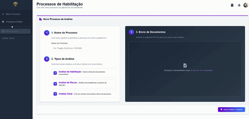Demonstração em tempo real do Sistema POLIS